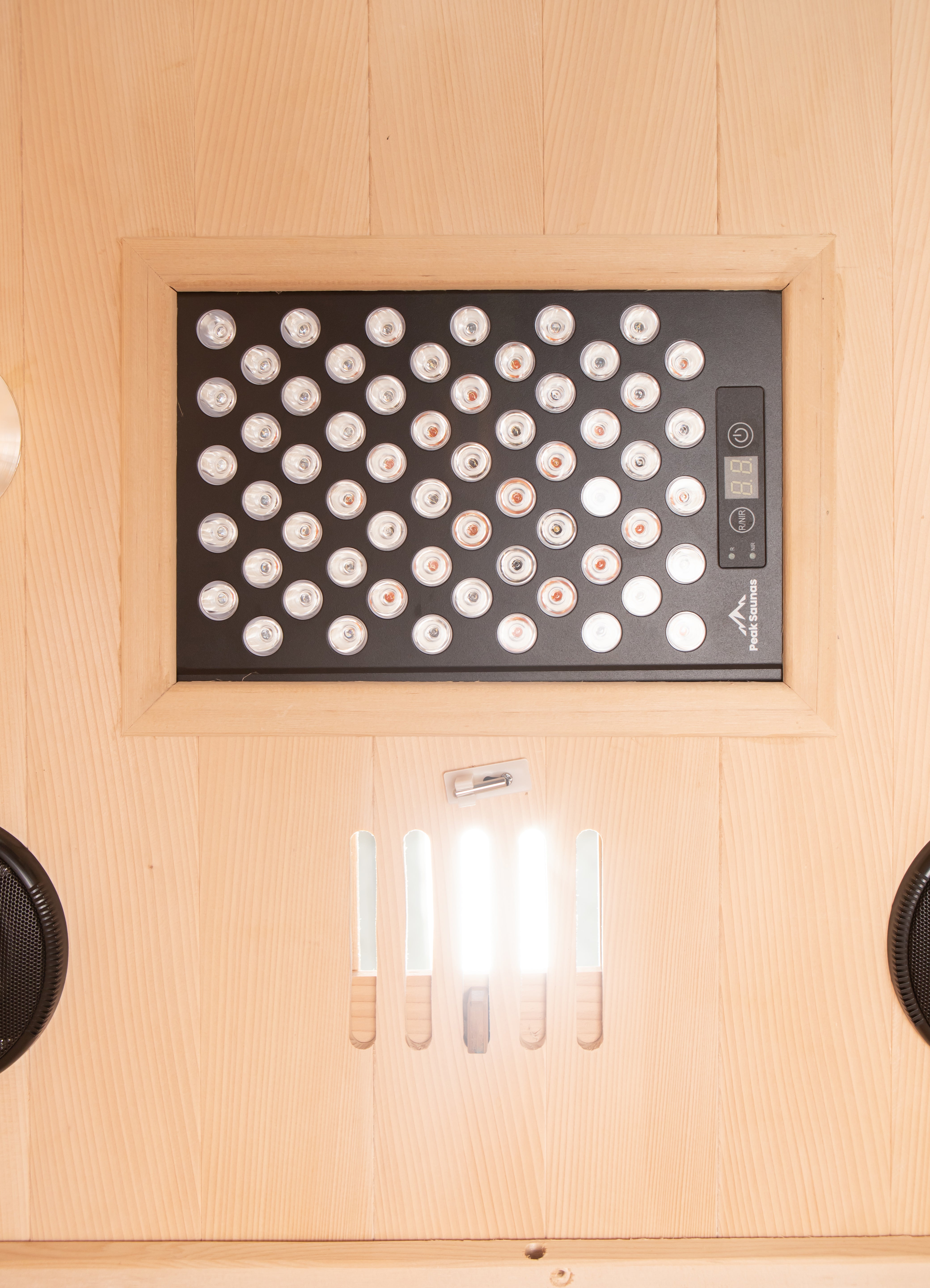 Peak Saunas Olympus 1-Person FAR Infrared Sauna with Smart WiFi App Control