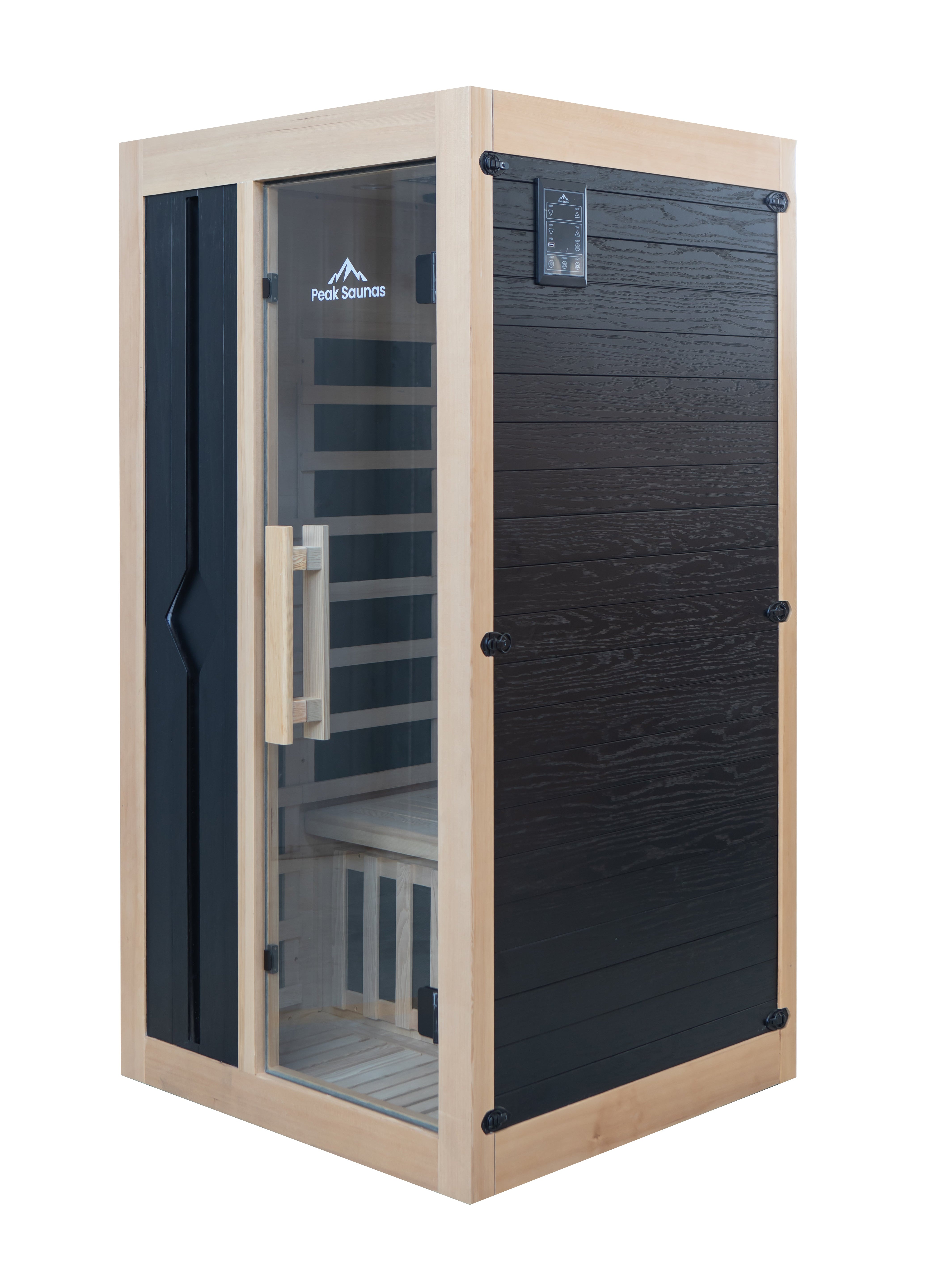 Peak Saunas Olympus 1-Person FAR Infrared Sauna with Smart WiFi App Control