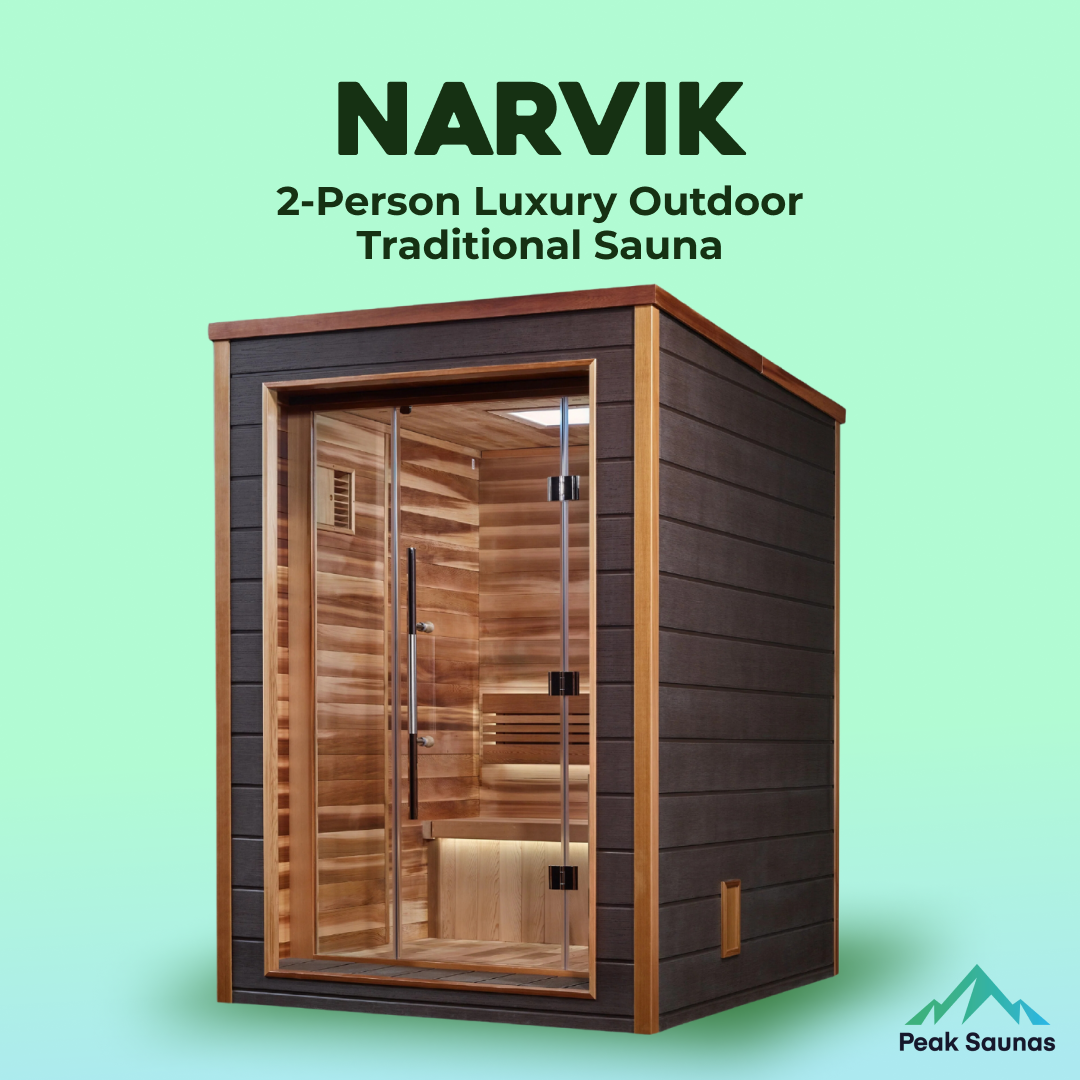 The Narvik 2 Person Luxury Outdoor Traditional Sauna