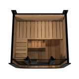 The CL3G 2 Person Cube-Series Outdoor Traditional Sauna