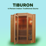 The Tiburon 4 Person Indoor Traditional Sauna