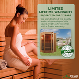 The Tiburon 4 Person Indoor Traditional Sauna