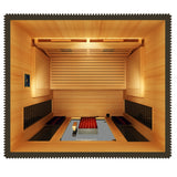 Peak Saunas Patagonia 2-Person Outdoor Full Spectrum Infrared Sauna with XL Medical-Grade Red Light Therapy and Smart WiFi App Control