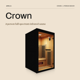 Crown 2-Person Full Spectrum Infrared Sauna title card