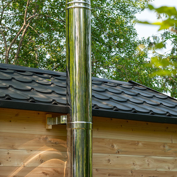 Dundalk CT Georgian Outdoor Steam Sauna with Changing Room (6 person) Dundalk Leisurecraft