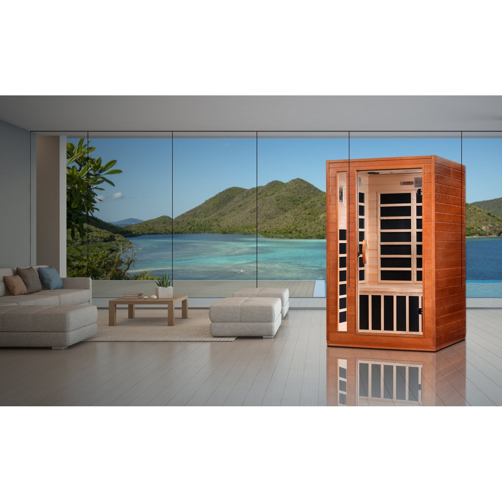 Dynamic Cordoba Elite Ultra Low EMF (Under 3MG) FAR Infrared Sauna (2 Person) Dynamic Saunas