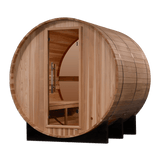 Golden Designs "Zurich" Traditional Outdoor Steam Barrel Sauna (4 Person) Golden Designs