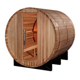 Golden Designs "Zurich" Traditional Outdoor Steam Barrel Sauna (4 Person) Golden Designs