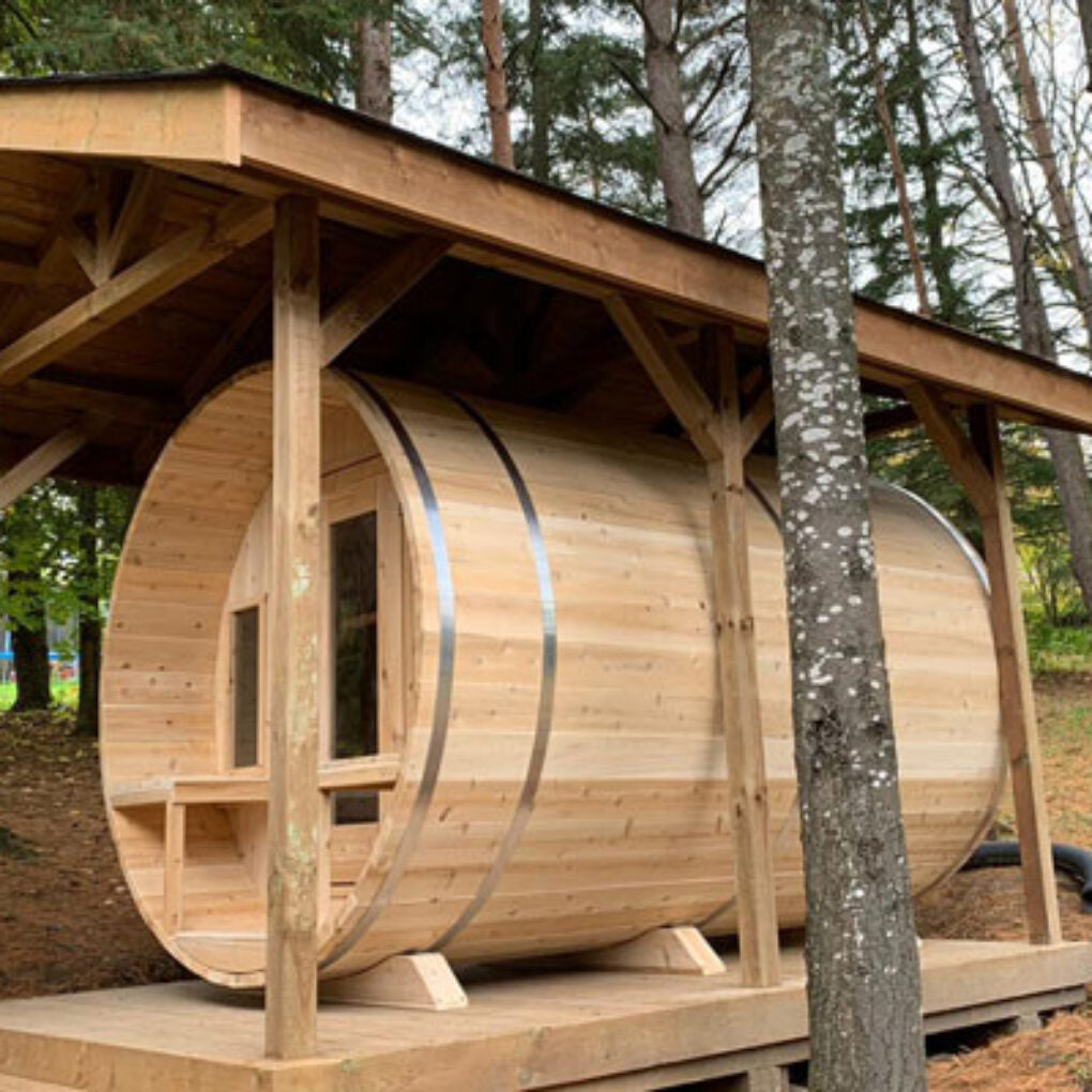 Dundalk CT Tranquility Outdoor Steam Sauna (8 Person) Dundalk Leisurecraft
